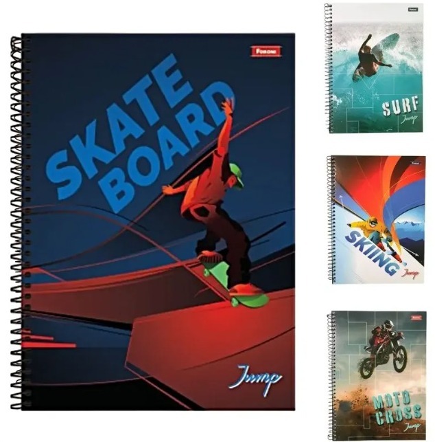 CADERNO C.D 1X1 JUMP
